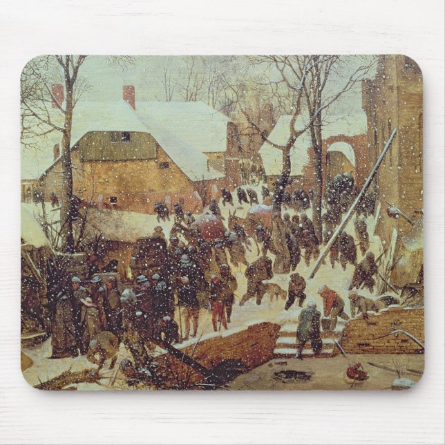 Winter Scene, 16th century Mouse Pad (Front)