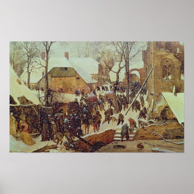 Winter Scene, 16th century Poster (Front)