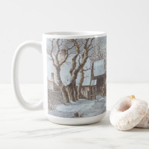 WINTER SCENE (1790) Vintage Art Christmas Mug