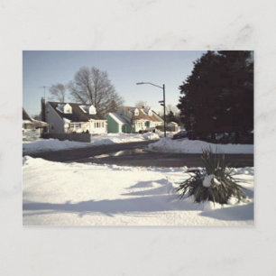 Winter scene 2 post card