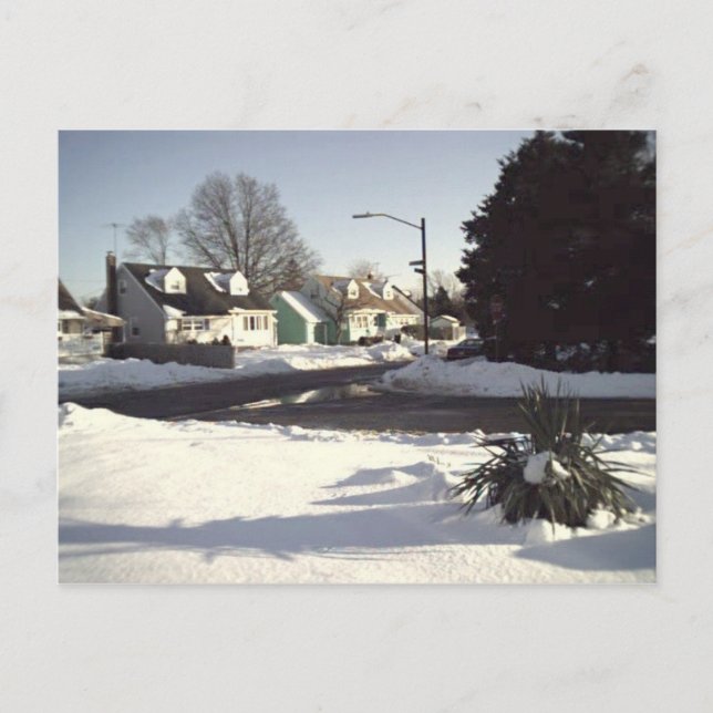 Winter scene 2 post card (Front)