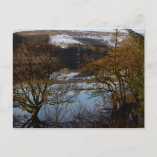 Winter Scene at Derwent Reservoir Postcard