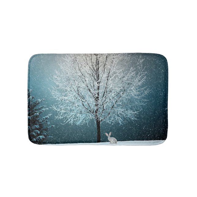 Winter Scene Bath Mat (Front)