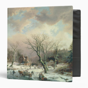 Winter Scene Binder