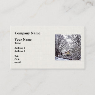 Winter Scene Business Card