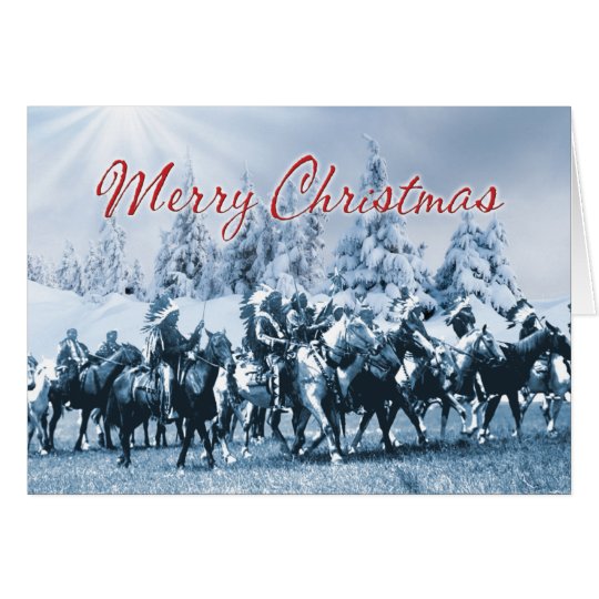 Winter Scene Christmas Card