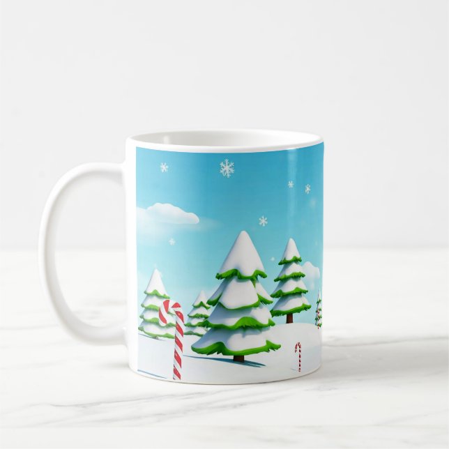 WINTER SCENE COFFEE MUG (Left)