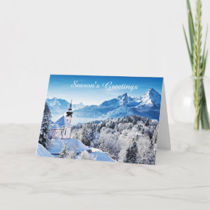 Winter scene custom  card