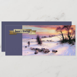Winter Scene Fine Art Custom Christmas Cards