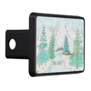Winter Scene Hitch Cover