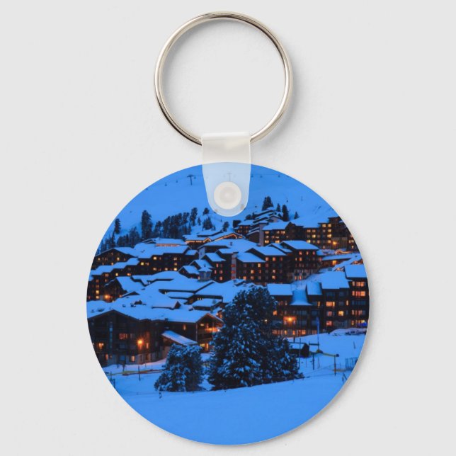 Winter Scene Keychain (Front)