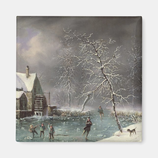 Winter Scene Magnet (Front)