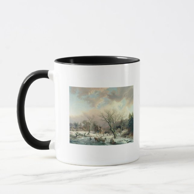 Winter Scene Mug (Left)