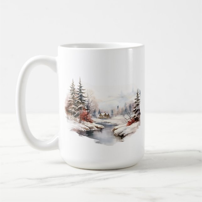 Winter Scene Mug (Left)