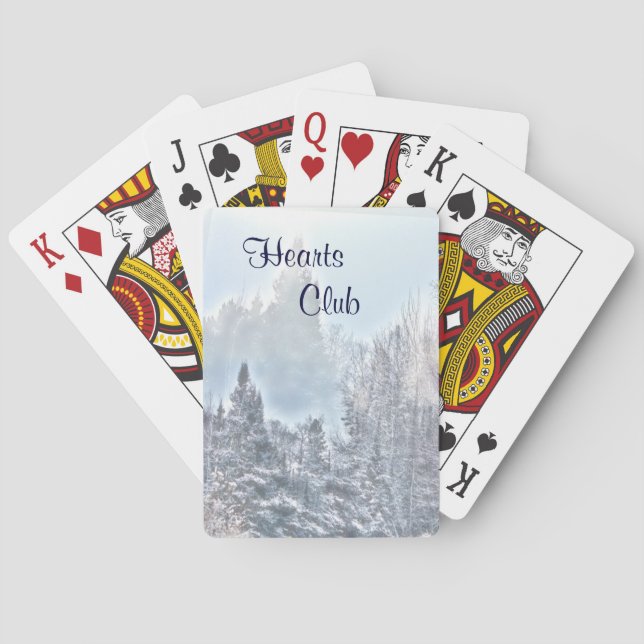 Winter Scene Playing Cards (Back)