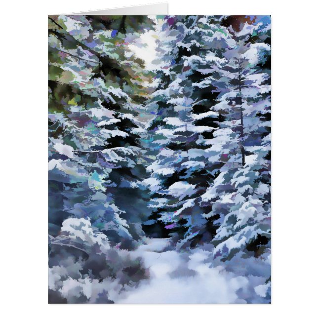 Winter Scene to Customize! (Front)