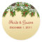 Winter Scene Wedding Stickers