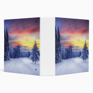 Winter scenery   binder