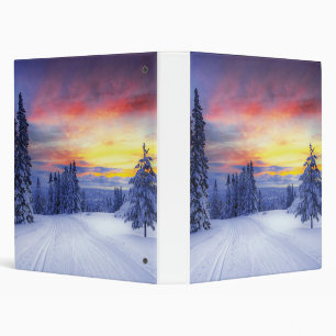 Winter scenery   binder