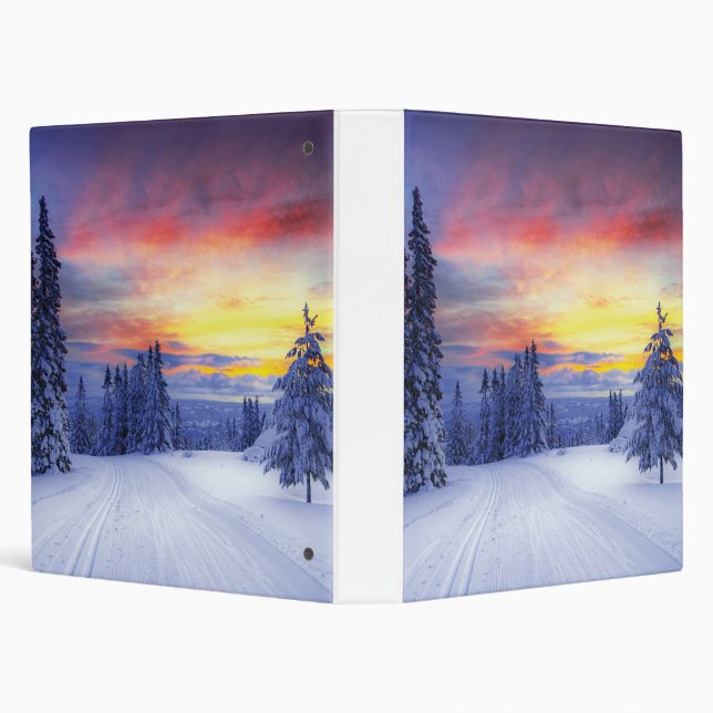 Winter scenery   binder (Background)