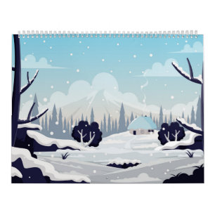Winter Scenery Calendar