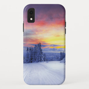 Winter scenery iPhone XR case