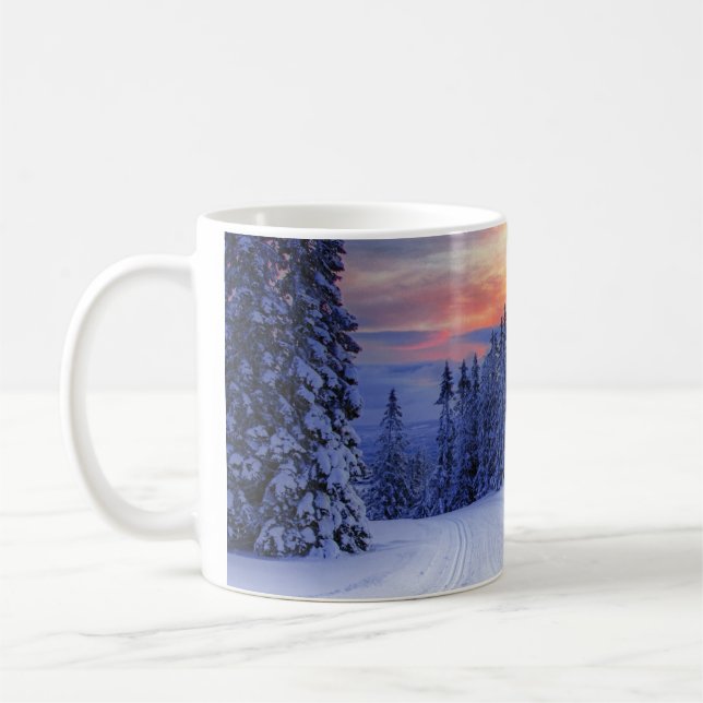 Winter scenery   coffee mug (Left)
