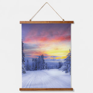 Winter scenery  hanging tapestry