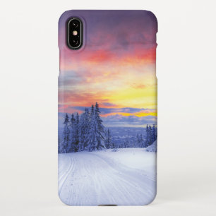 Winter scenery iPhone XS max case