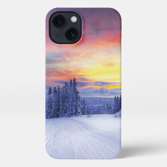 Winter scenery   iPhone case (Back)