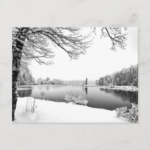 winter scenery postcard