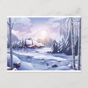 WINTER SCENERY Postcard