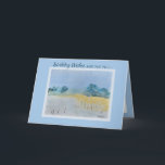 Winter Scenic Landscape Birthday Greetings Card<br><div class="desc">Winter Scenic Landscape Birthday Greetings</div>