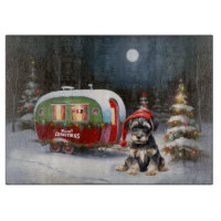 Winter Schnauzer Caravan Christmas Adventure
