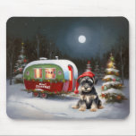 Winter Schnauzer Caravan Christmas Adventure Mouse Pad<br><div class="desc">Embrace the magic of a snowy winter night as a caravan glides gracefully through the moonlit landscape. The serene beauty of the glistening snow and the enchanting glow of the moon create a captivating scene,  promising an unforgettable Christmas adventure filled with warmth,  joy,  and cherished memories.</div>