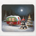 Winter Schnauzer Caravan Christmas Adventure Mouse Pad<br><div class="desc">Embrace the magic of a snowy winter night as a caravan glides gracefully through the moonlit landscape. The serene beauty of the glistening snow and the enchanting glow of the moon create a captivating scene,  promising an unforgettable Christmas adventure filled with warmth,  joy,  and cherished memories.</div>