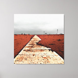 Winter sea canvas print