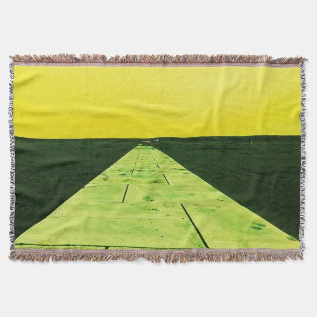 Winter sea throw blanket (Front)