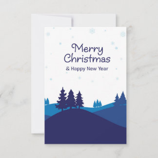 Winter season design. card