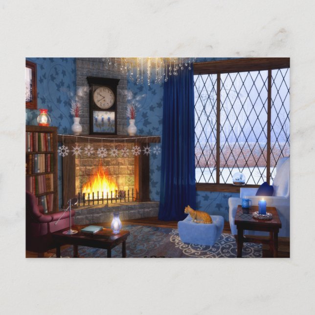 Winter Serenity Postcard (Front)