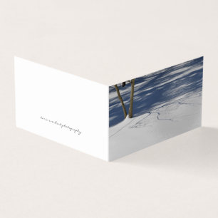 Winter Shadows Happy Holidays Card