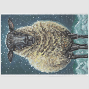 Winter Sheep Tissue Paper