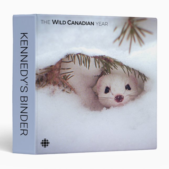 Winter - Short-Tailed Weasel Binder (Front/Spine)