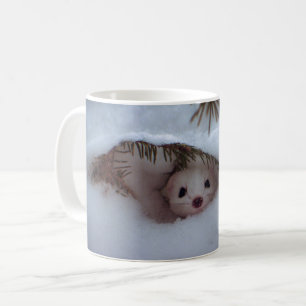 Winter - Short-Tailed Weasel Coffee Mug