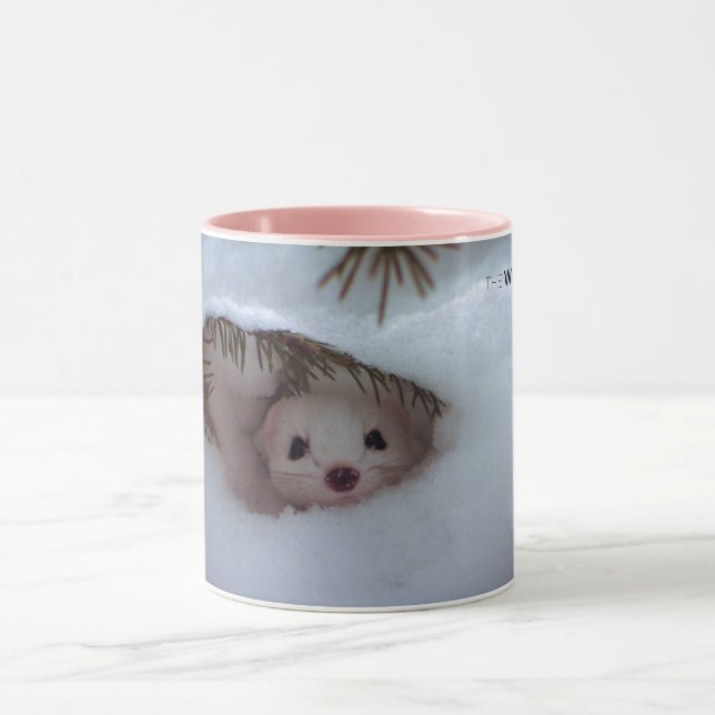 Winter - Short-Tailed Weasel Mug (Center)