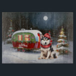 Winter Siberian Husky Caravan Christmas Adventure Cutting Board<br><div class="desc">Embrace the magic of a snowy winter night as a caravan glides gracefully through the moonlit landscape. The serene beauty of the glistening snow and the enchanting glow of the moon create a captivating scene,  promising an unforgettable Christmas adventure filled with warmth,  joy,  and cherished memories.</div>