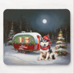 Winter Siberian Husky Caravan Christmas Adventure Mouse Pad<br><div class="desc">Embrace the magic of a snowy winter night as a caravan glides gracefully through the moonlit landscape. The serene beauty of the glistening snow and the enchanting glow of the moon create a captivating scene,  promising an unforgettable Christmas adventure filled with warmth,  joy,  and cherished memories.</div>