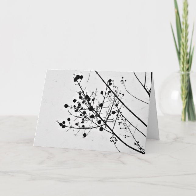 Winter Silhouette, card (Front)