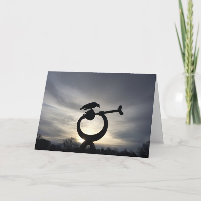 Winter Silhouette. Card (Front)