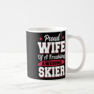 Winter Ski Skiing Skier Wife Coffee Mug